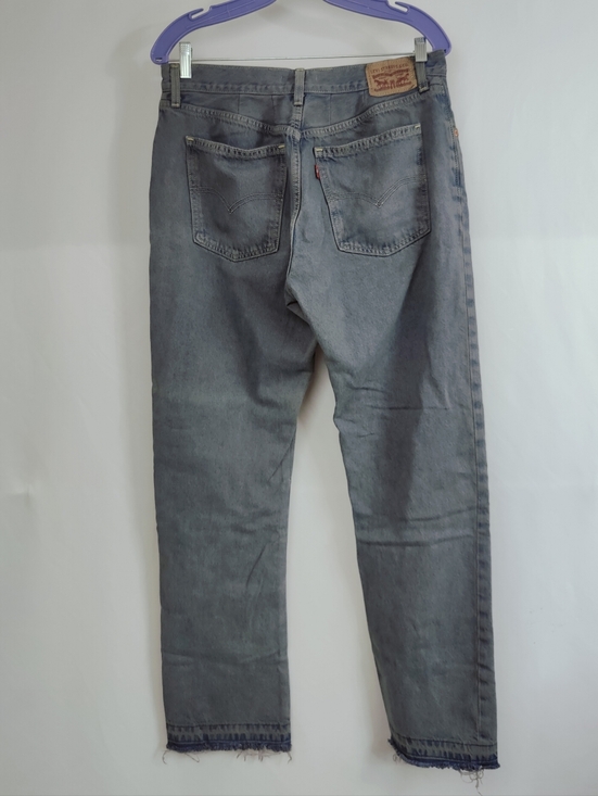 Levi's Women's Low Pro Straight Leg Jeans, Grey Blue, Sz 31 - Picture 2 of 8